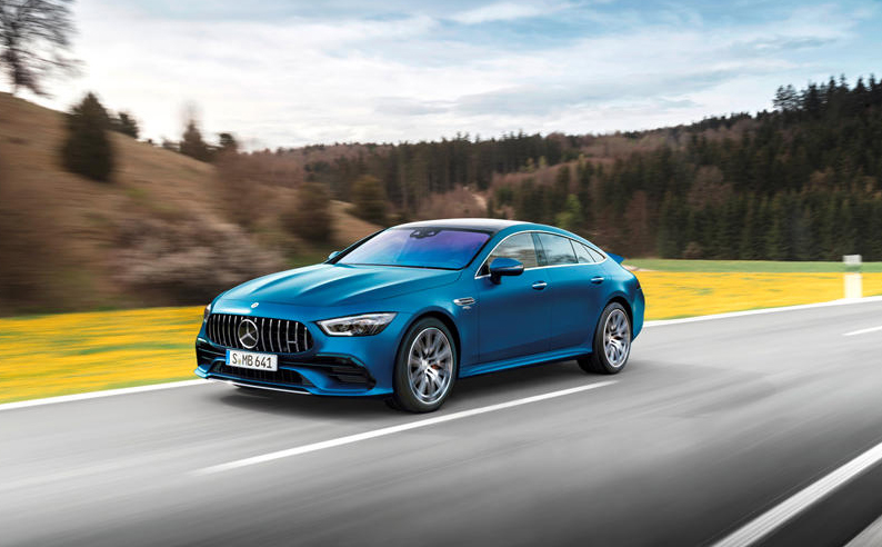 2022-mercedes-amg-gt-53-driving-front-angle-carbuzz-859220